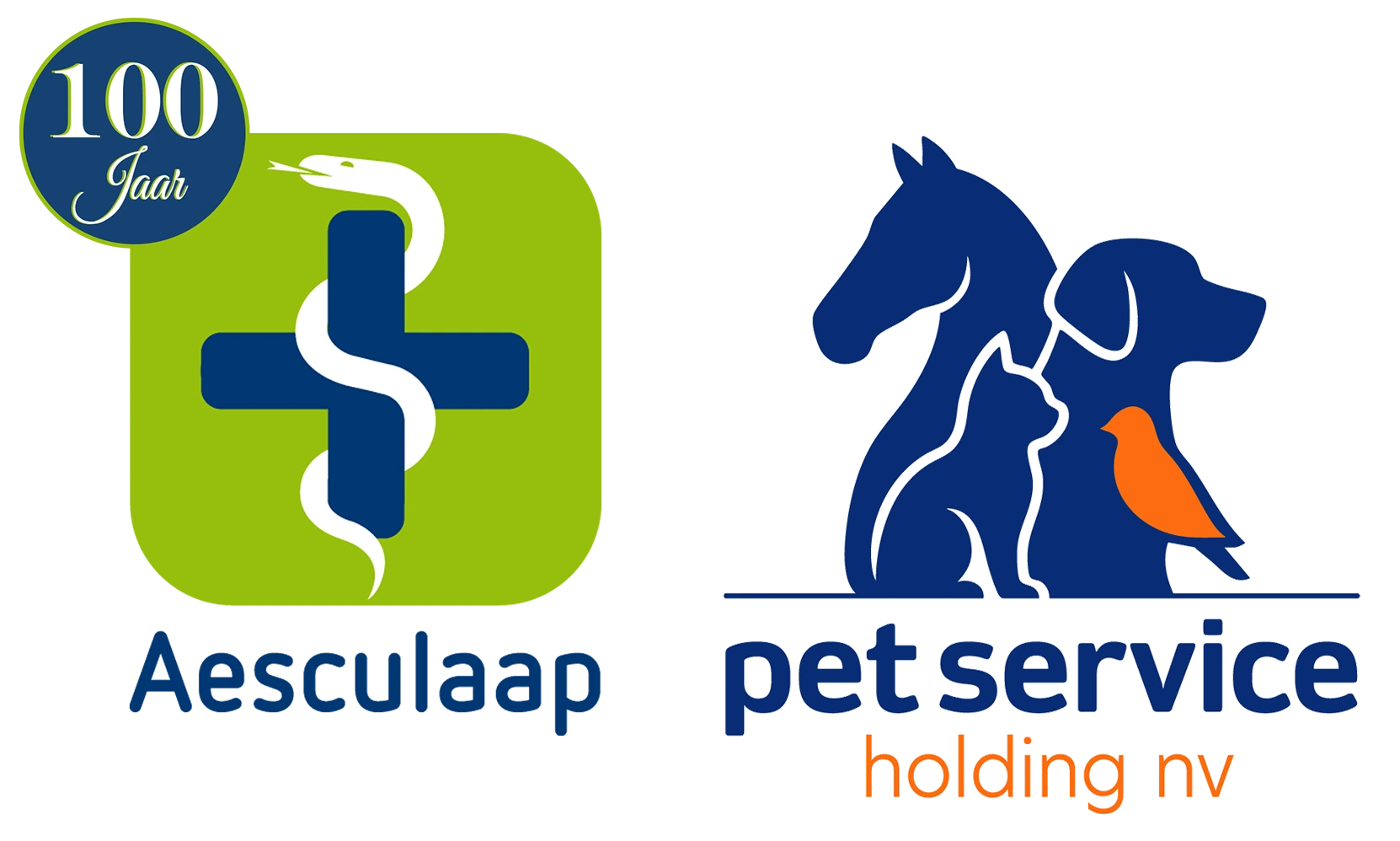 Aesculaap en Pet Service Holding logo