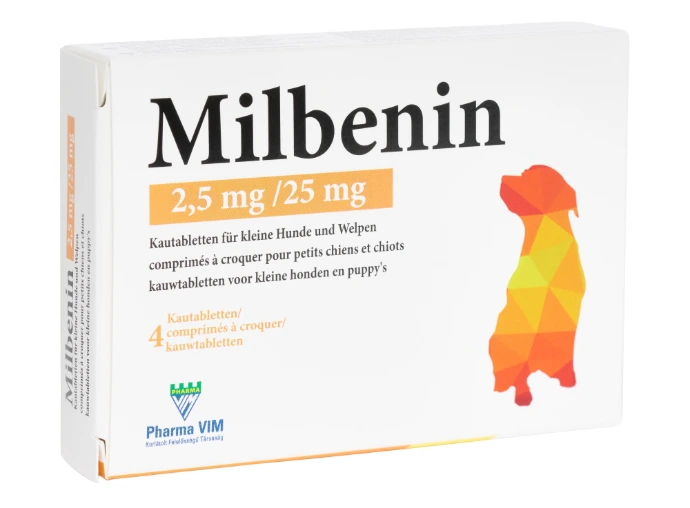 Milbenin 2,5 mg/25 mg